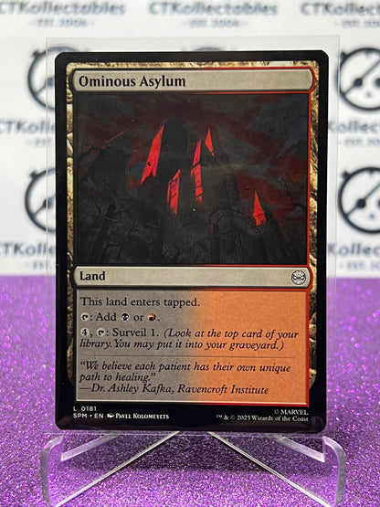 2025 MAGIC THE GATHERING SPIDER-MAN OMINOUS ASYLUM # L 0181 NON-FOIL LAND CARD