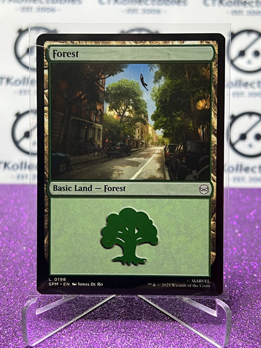 2025 MAGIC THE GATHERING SPIDER-MAN FOREST # L 0198 NON-FOIL LAND CARD
