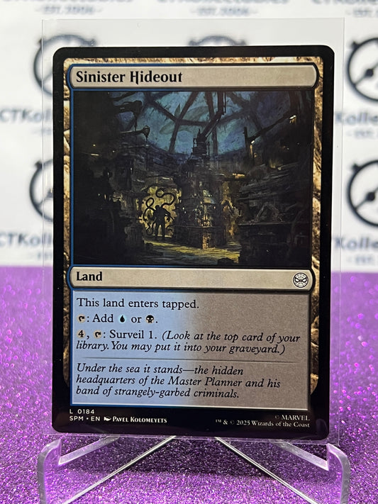 2025 MAGIC THE GATHERING SPIDER-MAN SINISTER HIDEOUT # L 0184 NON-FOIL LAND CARD