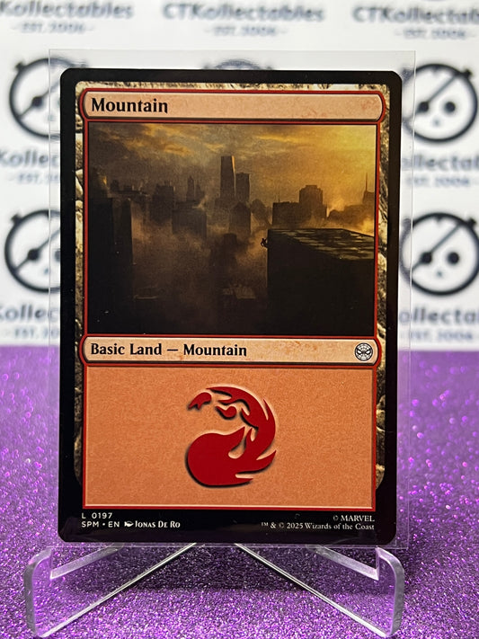 2025 MAGIC THE GATHERING SPIDER-MAN MOUNTAIN # L 0197 NON-FOIL LAND CARD