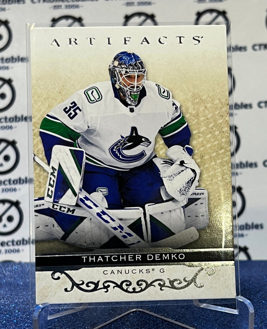 2021-22 UPPER DECK ARTIFACTS THATCHER DEMKO # 51 SILVER BASE  VANCOUVER CANUCKS NHL HOCKEY TRADING CARD