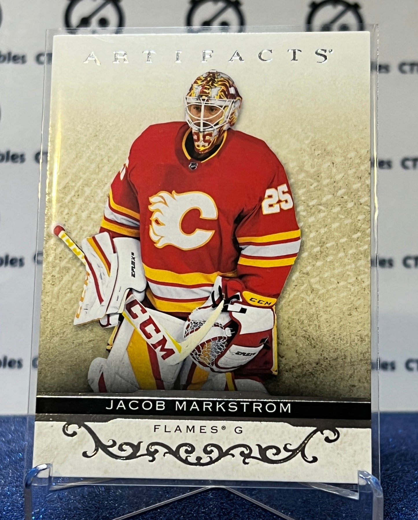 2021-22 UPPER DECK ARTIFACTS JACOB MARKSTROM # 46 GOALTENDER HOCKEY NHL CALGARY FLAMES  CARD