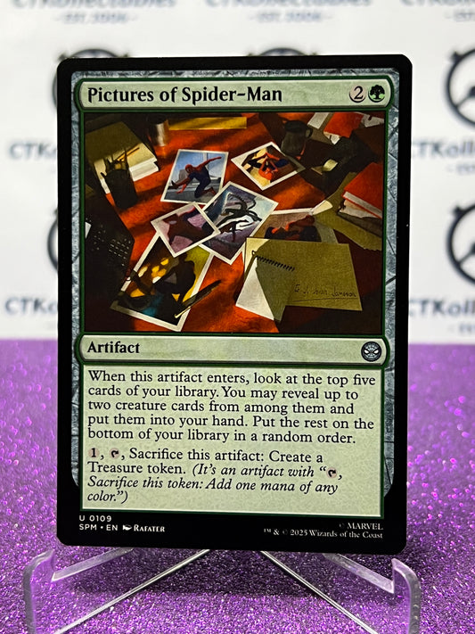 2025 MAGIC THE GATHERING SPIDER-MAN PICTURES OF SPIDER-MAN # U 0109 UNCOMMON NON-FOIL ARTIFACT CARD