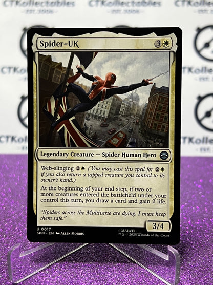 2025 MAGIC THE GATHERING SPIDER-MAN SPIDER-UK # U 0017 UNCOMMON NON-FOIL LEGENDARY CREATURE CARD