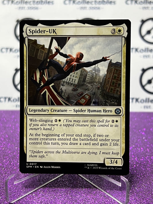 2025 MAGIC THE GATHERING SPIDER-MAN SPIDER-UK # U 0017 UNCOMMON NON-FOIL LEGENDARY CREATURE CARD