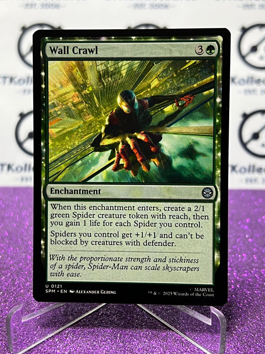 2025 MAGIC THE GATHERING SPIDER-MAN WALL CRAWL # U 0121 UNCOMMON NON-FOIL ENCHANTMENT CARD