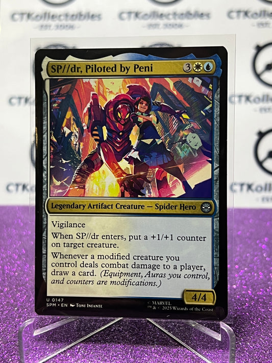 2025 MAGIC THE GATHERING SPIDER-MAN SP//dr. PILOTED BY PENI # U 0147 UNCOMMON NON-FOIL LEGENDARY ARTIFACT CARD