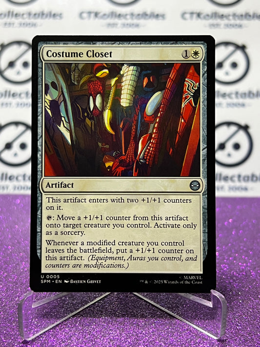 2025 MAGIC THE GATHERING SPIDER-MAN COSTUME CLOSET # U 0005 UNCOMMON NON-FOIL ARTIFACT CARD