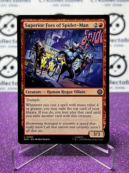 2025 MAGIC THE GATHERING SPIDER-MAN SUPERIOR FOES OF SPIDER-MAN # U 0096 UNCOMMON NON-FOIL CREATURE CARD