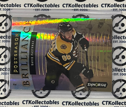 2021-22 UPPER DECK SYNERGY DAVID PASTRNAK # PB-7 BRILLIANCE  BOSTON BRUINS HOCKEY CARD