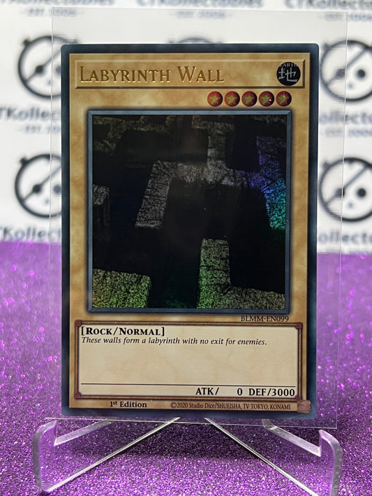 YU-GI-OH! BATTLES OF LEGEND MONSTER MAYHEM LABYRINTH WALL # BLMM-EN099 1ST EDITION CARD