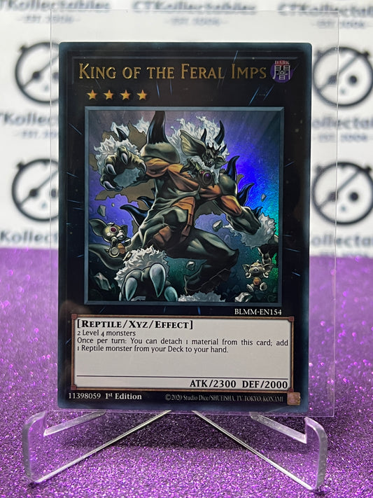 YU-GI-OH! BATTLES OF LEGEND MONSTER MAYHEM KING OF THE IMPS # BLMM-EN154 1ST EDITION CARD