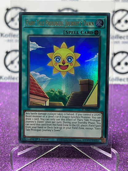 YU-GI-OH! BATTLES OF LEGEND MONSTER MAYHEM FAIRY TALE PROLOGUE: JOURNEY'S DAWN # BLMM-EN036 1ST EDITION CARD
