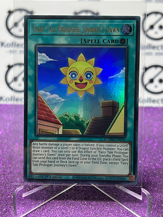 YU-GI-OH! BATTLES OF LEGEND MONSTER MAYHEM FAIRY TALE PROLOGUE: JOURNEY'S DAWN # BLMM-EN036 1ST EDITION CARD