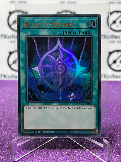 YU-GI-OH! BATTLES OF LEGEND MONSTER MAYHEM HERALDRY REBORN # BLMM-EN162 1ST EDITION CARD