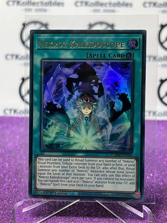 YU-GI-OH! BATTLES OF LEGEND MONSTER MAYHEM NEKROZ KALEIDOSCOPE # BLMM-EN166 1ST EDITION CARD