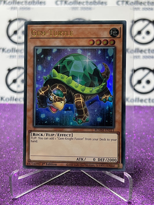 YU-GI-OH! BATTLES OF LEGEND MONSTER MAYHEM GEM-TURTLE # BLMM-EN111 1ST EDITION CARD