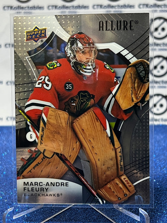 2021-22 UPPER DECK ALLURE MARC-ANDRE FLEURY # 30 CHICAGO BLACKHAWKS NHL HOCKEY CARD