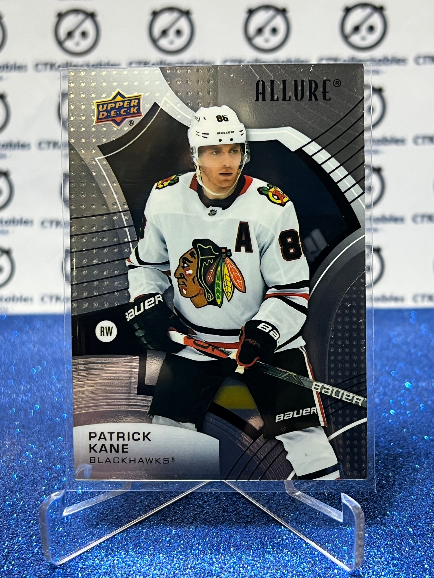 2021-22 UPPER DECK ALLURE PATRICK KANE # 48 CHICAGO BLACKHAWKS NHL HOCKEY CARD