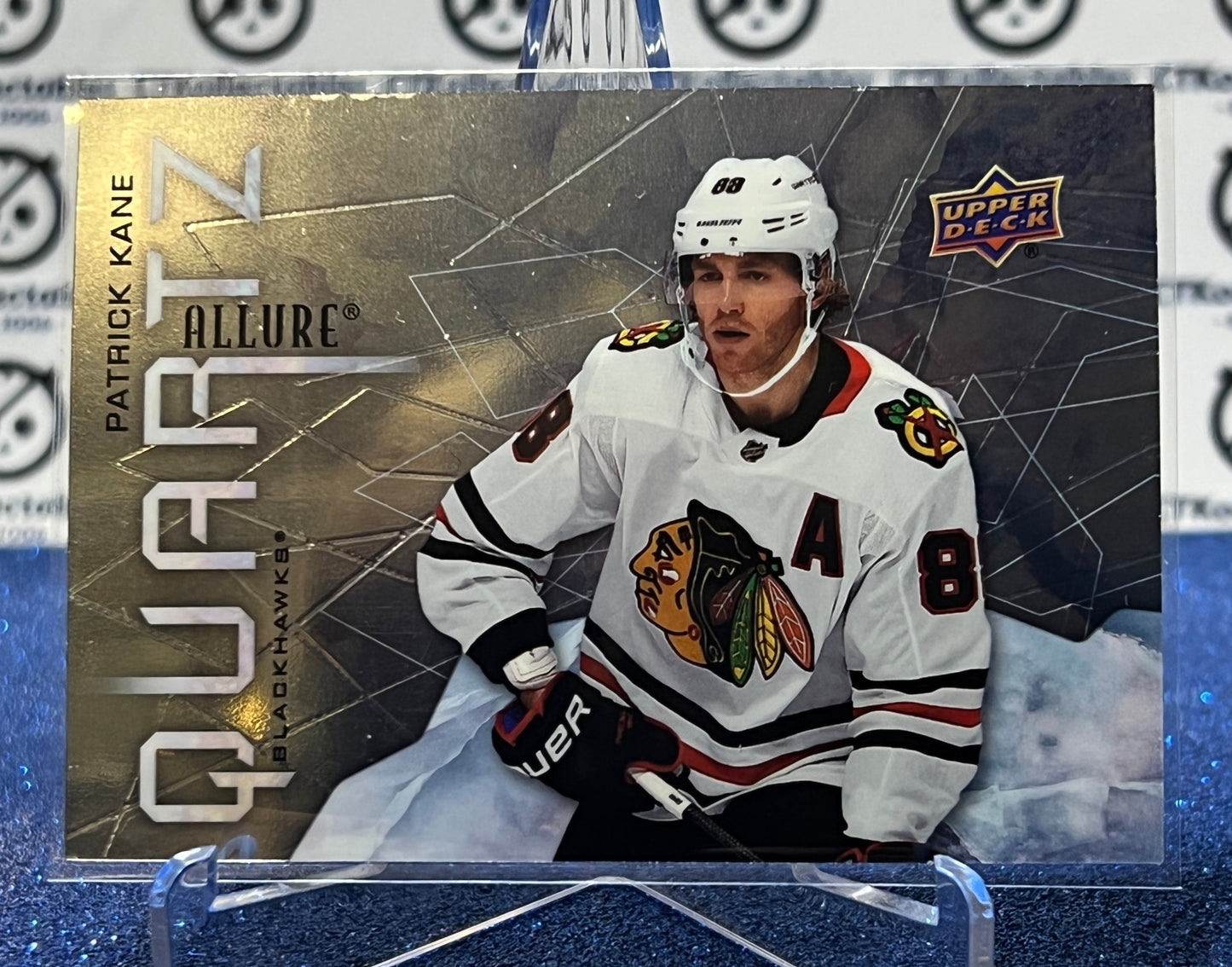 2021-22 UPPER DECK ALLURE PATRICK KANE # AQ-PK QUARTZ CHICAGO BLACKHAWKS NHL HOCKEY CARD