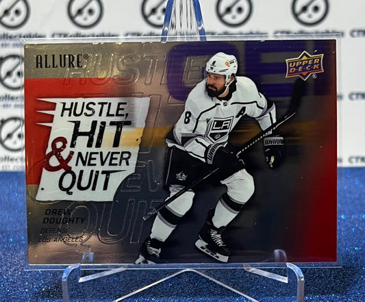 2021-22 UPPER DECK ALLURE DREW DOUGHTY # HH-12 HUSTLE HIT & NEVER QUIT  L A KINGS NHL HOCKEY CARD