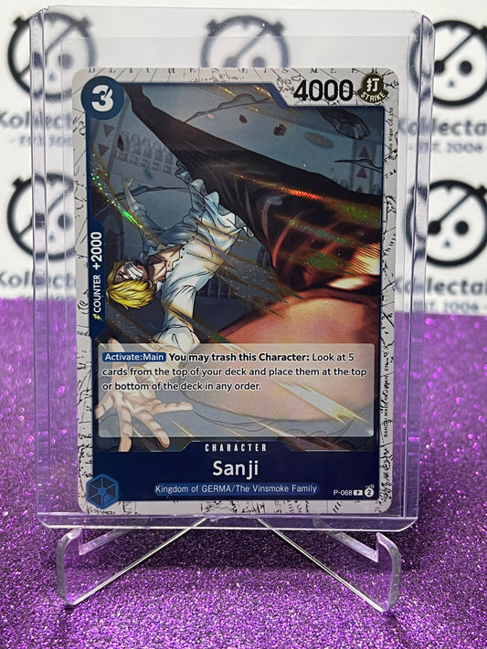 2025 ONE PIECE THE BEST V2  SANJI # P-068 PROMO  FOIL ENGLISH TRADING GAME CARD