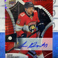 2021-22 UPPER DECK ALLURE SAM REINHART # 42 RED AUTO FLORIDA PANTHERS HOCKEY CARD