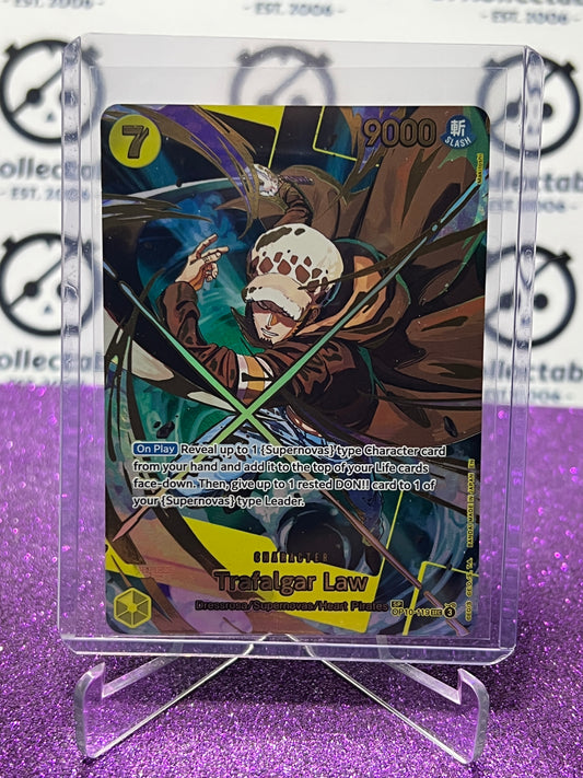 2025 ONE PIECE THE BEST V2 TRAFALGAR LAW # OP10-119 SP SEC  FOIL ENGLISH TRADING GAME CARD