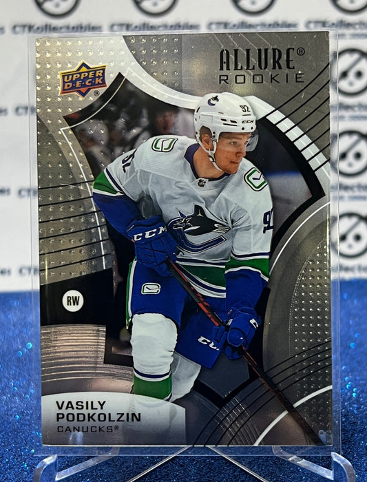 2021-22 UPPER DECK ALLURE VASILY PODKOLZIN # 107 ROOKIE VANCOUVER CANUCKS NHL HOCKEY TRADING CARD