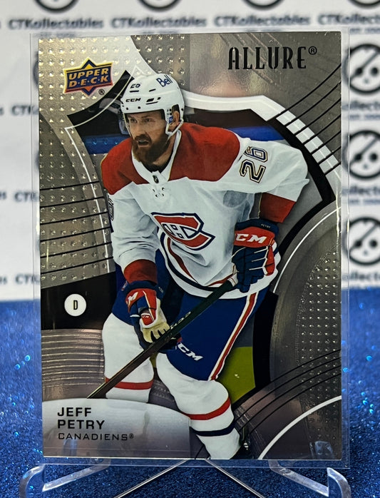 2021-22 UPPER DECK ALLURE JEFF PETRY # 50   MONTREAL CANADIANS HOCKEY CARD