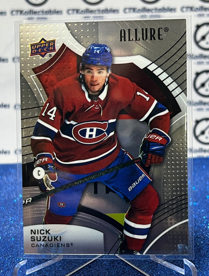 2021-22 UPPER DECK ALLURE NICK SUZUKI # 75   MONTREAL CANADIENS  HOCKEY CARD