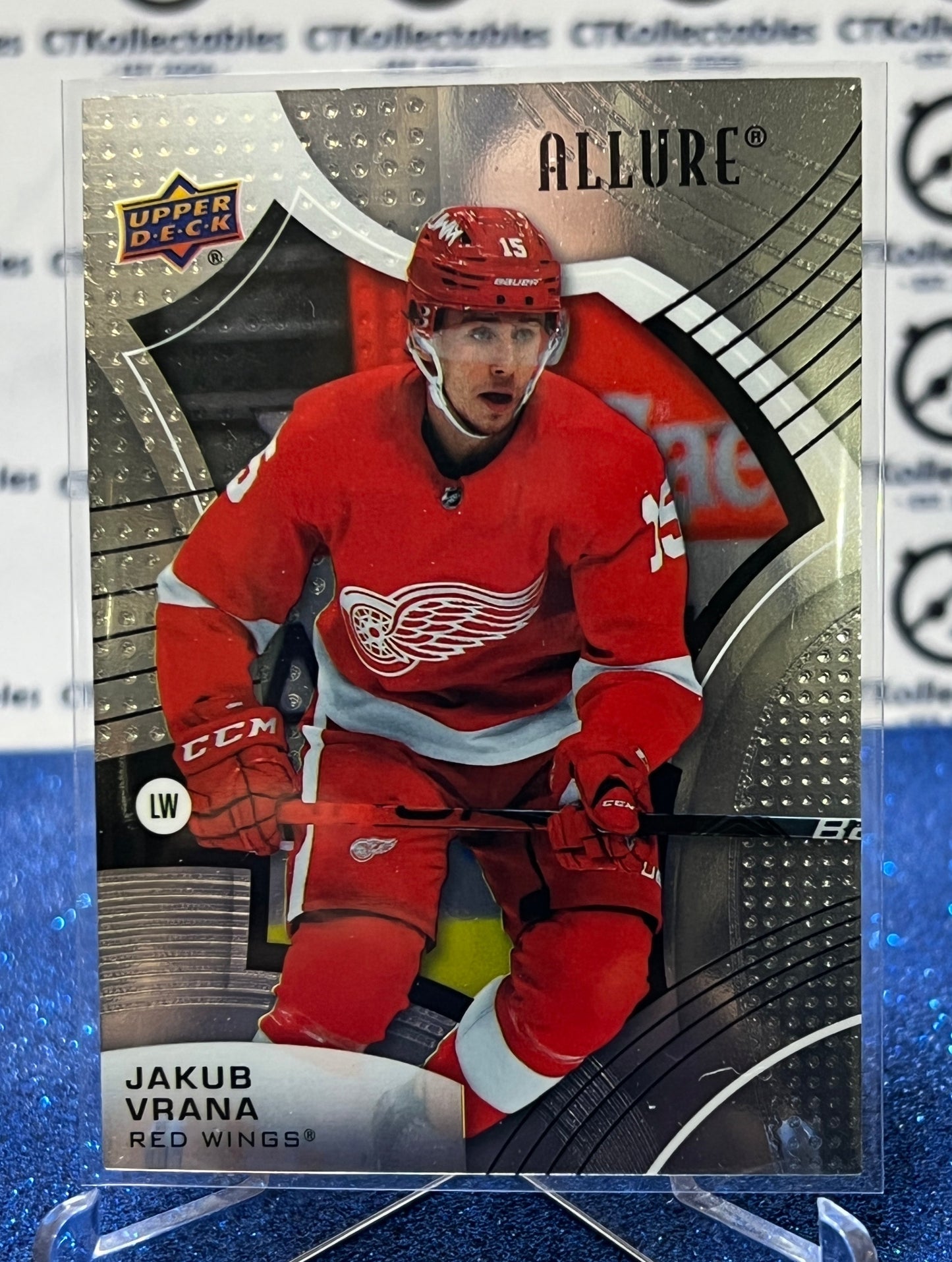 2021-22 UPPER DECK ALLURE JAKUB VRANA # 63 DETROIT RED WINGS NHL HOCKEY CARD