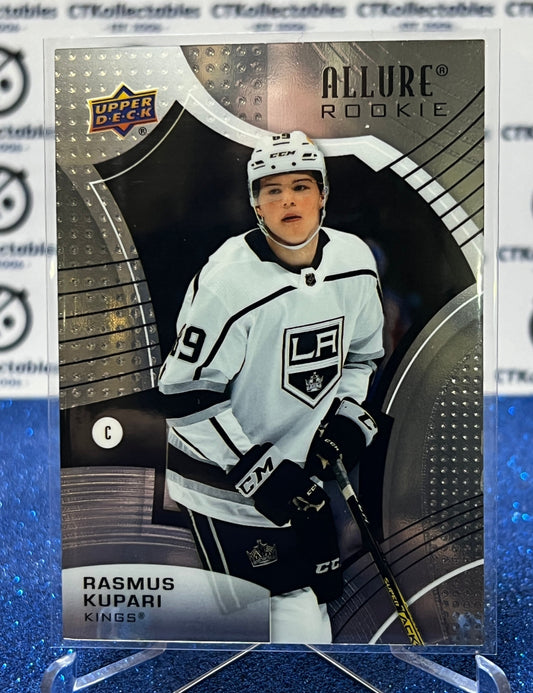 2021-22 UPPER DECK ALLURE RASMUS KUPARI # 127 ROOKIE  L A KINGS NHL HOCKEY CARD