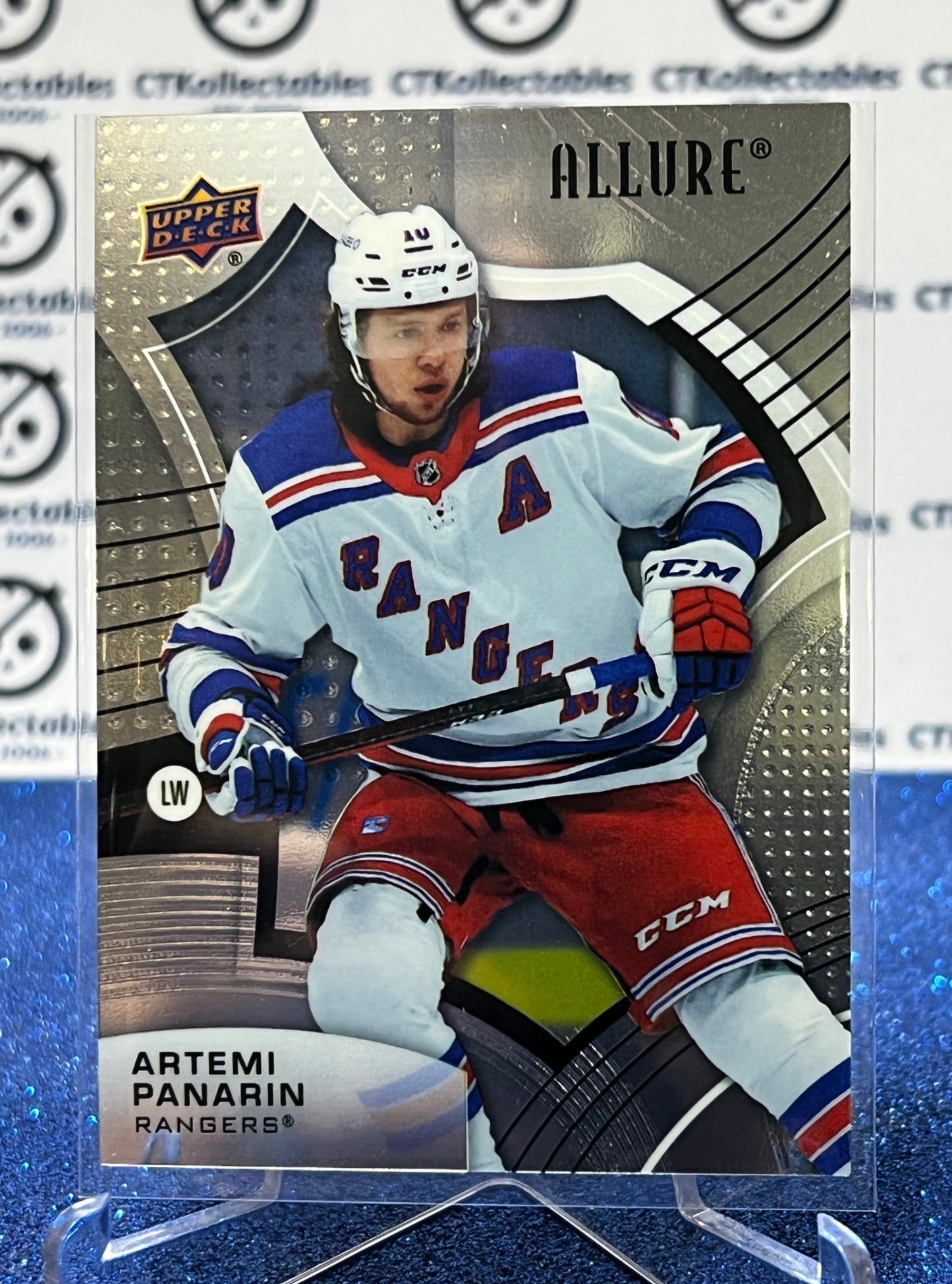 2021-22  UPPER DECK ALLURE ARTEMI PANARIN  # 9  NEW YORK RANGERS  NHL HOCKEY CARD