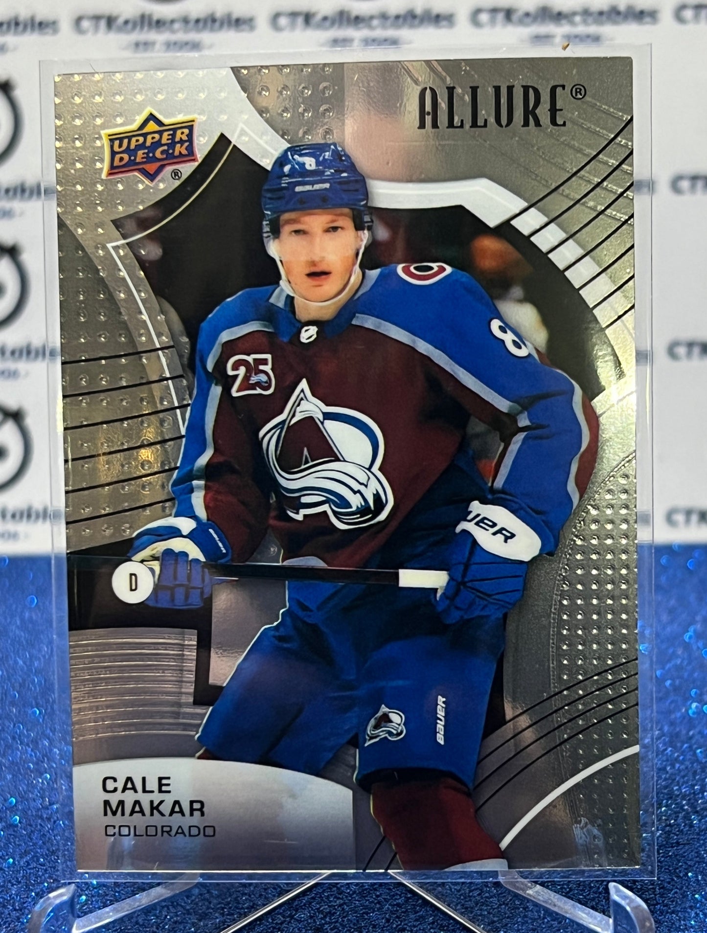 2021-22 UPPER DECK ALLURE CALE MAKAR  # 8 COLORADO AVALANCHE  NHL HOCKEY TRADING CARD