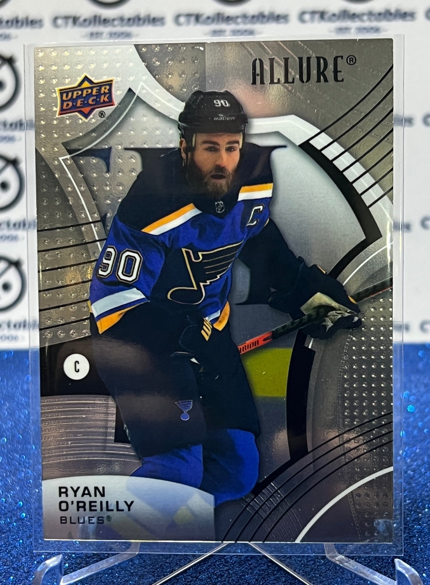 2021-22 UPPER DECK ALLURE RYAN O'REILLY # 93 ST. LOUIS BLUES HOCKEY CARD