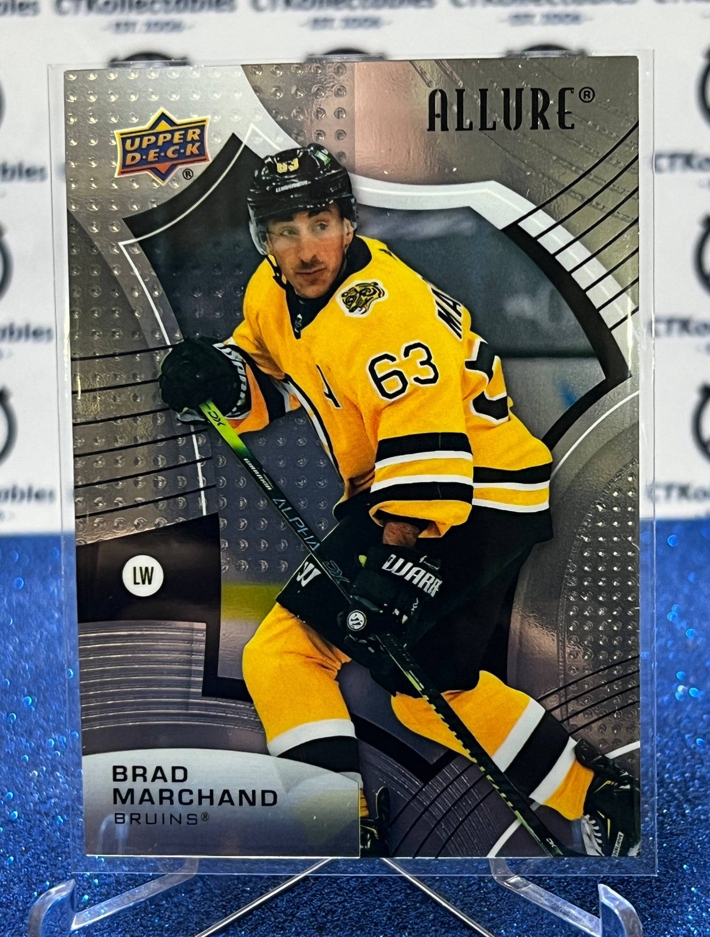 2021-22 UPPER DECK ALLURE BRAD MARCHAND # 37  BOSTON BRUINS HOCKEY CARD