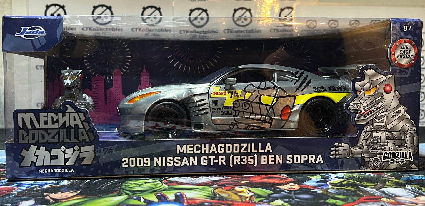 MECHAGODZILLA 2009 NISSAN GT-R (R35) BEN SOPRA 1/24 SCALE JADA