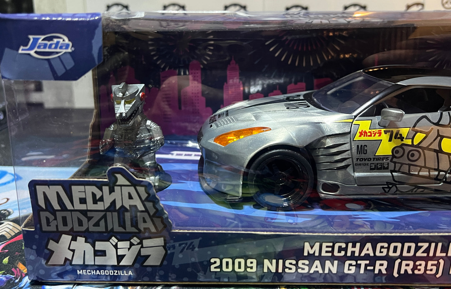 MECHAGODZILLA 2009 NISSAN GT-R (R35) BEN SOPRA 1/24 SCALE JADA
