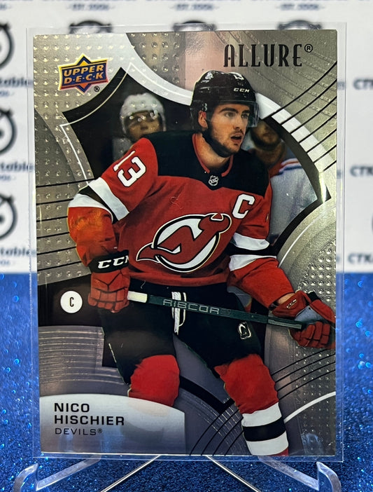 2021-22 UPPER DECK ALLURE NICO HISCHIER # 53  NEW JERSEY DEVILS  NHL HOCKEY TRADING CARD