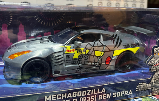 MECHAGODZILLA 2009 NISSAN GT-R (R35) BEN SOPRA 1/24 SCALE JADA
