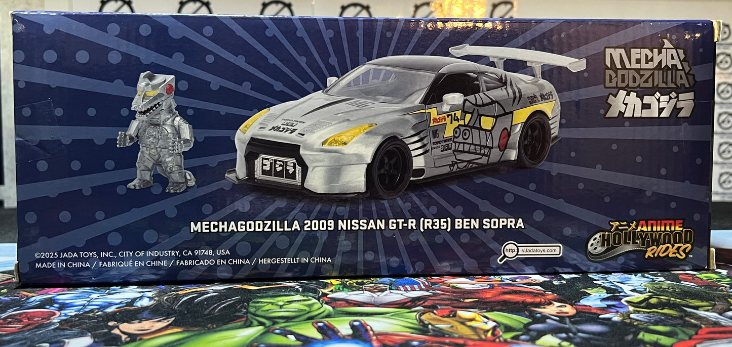 MECHAGODZILLA 2009 NISSAN GT-R (R35) BEN SOPRA 1/24 SCALE JADA