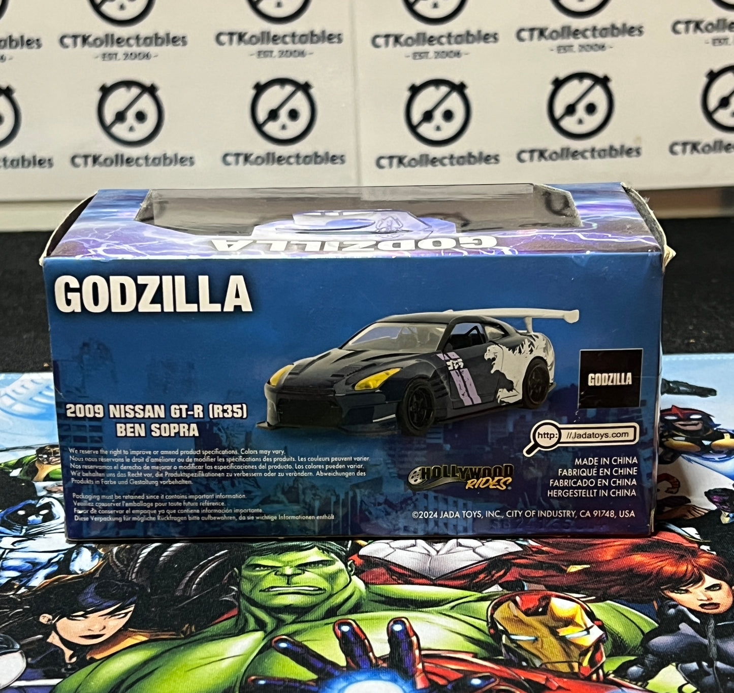 GODZILLA 2009 NISSAN GT-R (R35) BEN SOPRA 1/32 SCALE JADA