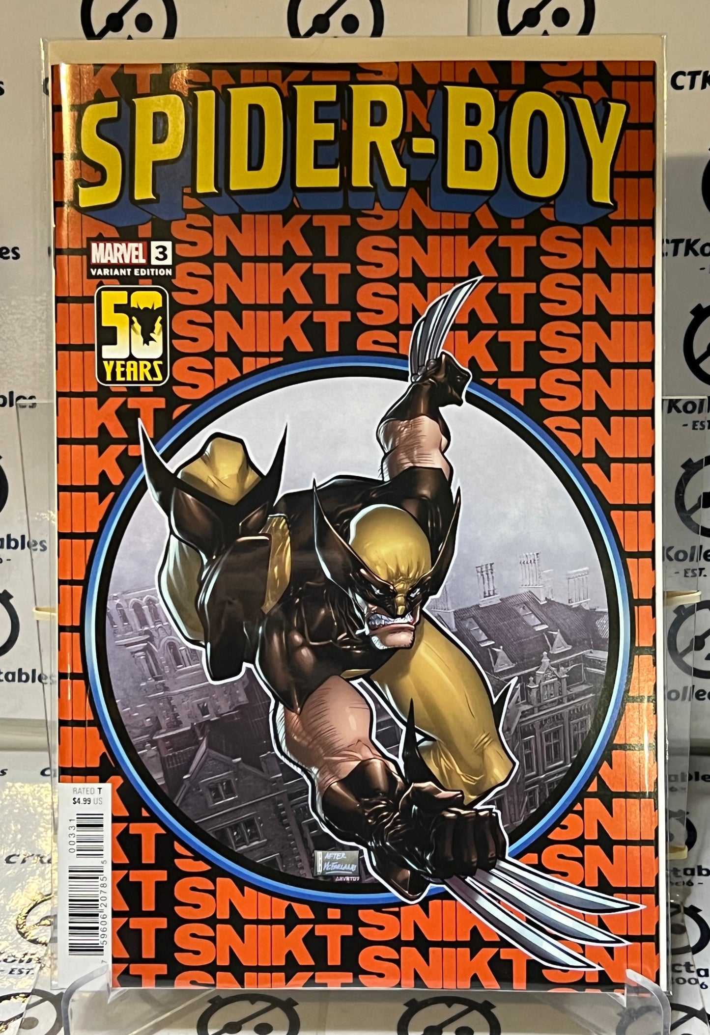 SPIDER-BOY  # 3 VARIANT BALDEON SNIKT COVER WOLVERINE MARVEL COMIC BOOK 2023