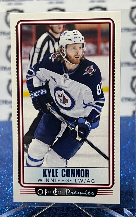 2021-22 O-PEE-CHEE PREMIER KYLE CONNOR # P-18 TALLBOYS WINNIPEG JETS HOCKEY CARD