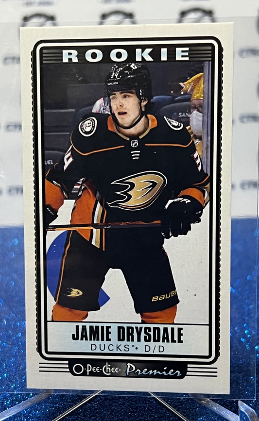 2021-22 O-PEE-CHEE PREMIER JAMIE DRYSDALE # P-36 ROOKIE TALLBOYS ANAHEIM DUCKS NHL HOCKEY CARD