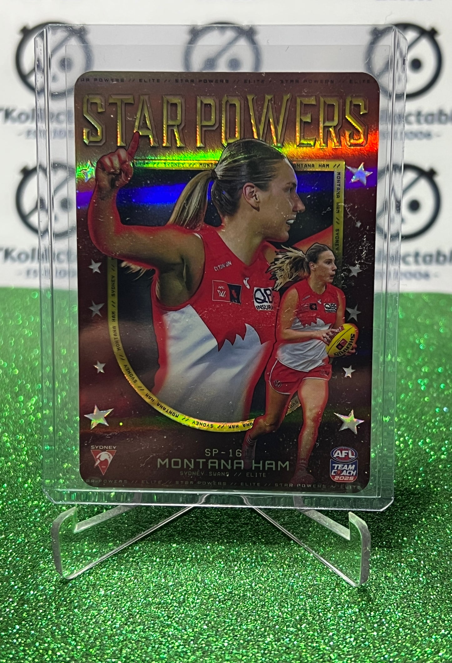 2025 AFLW TEAMCOACH MONTANA HAM STARPOWER # SP-16 SYDNEY SWANS