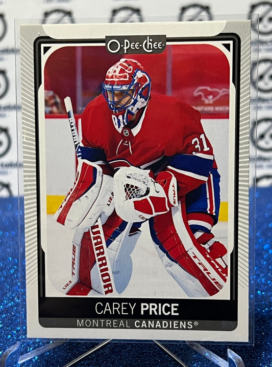 2021-22 O-PEE-CHEE  CAREY PRICE # 10  GOALTENDER  MONTREAL CANADIANS NHL HOCKEY CARD