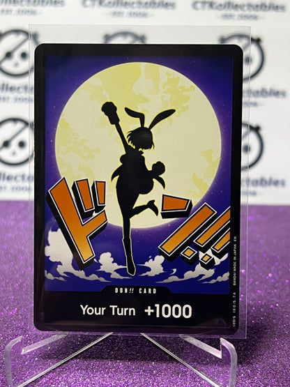2025 ONE PIECE THE BEST V2 DON!! CARD YOUR TURN 1000 CARROT NON-FOIL ENGLISH TRADING GAME CARD