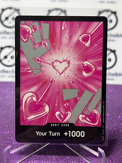 2025 ONE PIECE THE BEST V2 DON!! CARD YOUR TURN 1000 BOA HANCOCK NON-FOIL ENGLISH TRADING GAME CARD